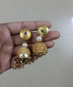 Golden Flower Earrings