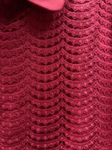 ELEGANT RED LACE SHIRT FOR WOMEN