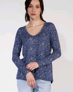 Floral Print Long Sleeve Top