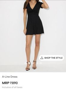 New Urbanic Classic Black Hot Silk Dress