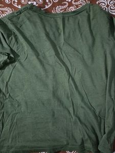 Olive Green Graphic Tee