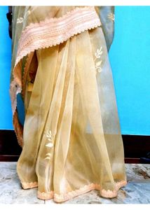 Elegant Embroidered Saree