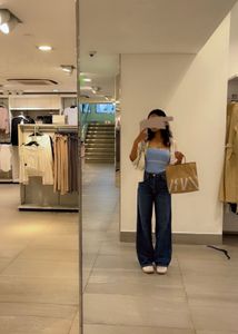 Wide Leg Denim Jeans (24 waist)