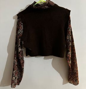 High Neck Winter Top