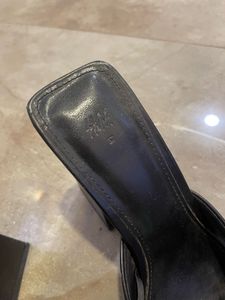 H&amp;M black block heels