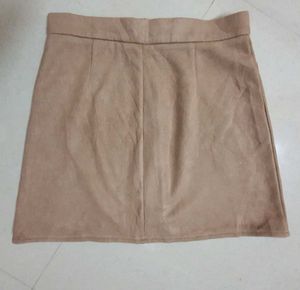 Stylish Reserved Suede Skirt - 24&#34; Waist, Elevate