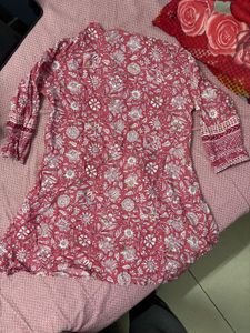 Floral Print Tunic Kurti