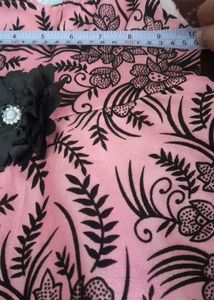 Pink Frock With Removable Jacket