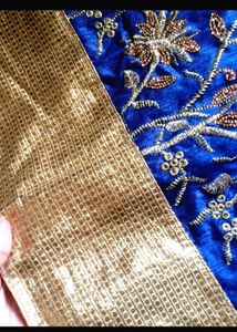 Blue Embroidered Lehenga Skirt