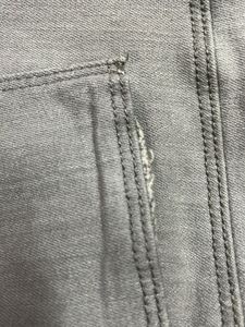 Gray Cropped Jeans