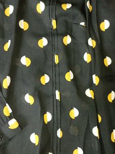 Vintage Polka Dot Top with Front Bow 🎀