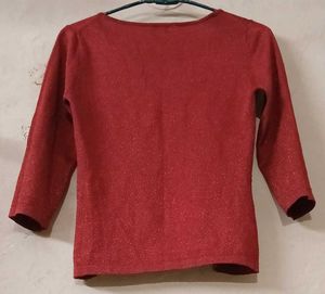 Sparkly Red Top