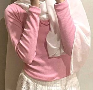 Pink Couquette Long Sleeve Top