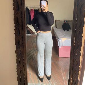 Comfy Knit Flare Pants