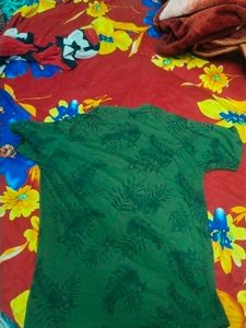 Green Printed T-Shirt