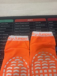 Sky Jumper Gripper Socks - Orange