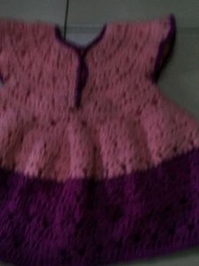 Handmade Crochet Baby Dress
