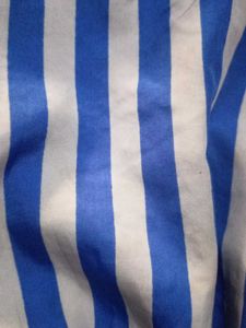 Striped Tie-Front Top