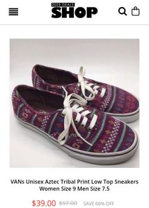 Vans Aztec Tribal Sneakers