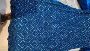 Velvet Kurta Set With Heavy Duppata