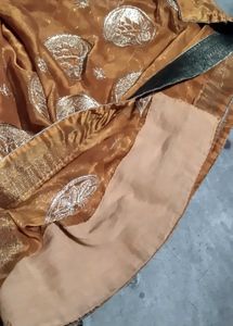 Saree With Fall Attached
