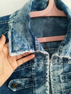 Distressed Denim Jacket
