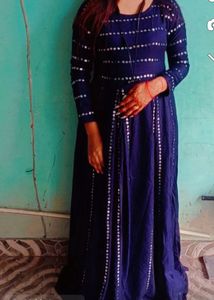 Mirror Work Gown