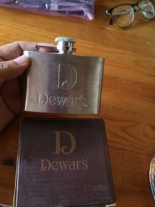 Dewar's Flask never used - got gift from America