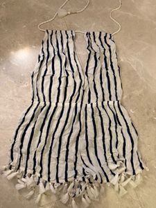 Striped Branded Playsuit Never Worn