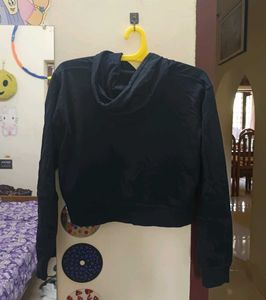 Cropped BTS hoddie.