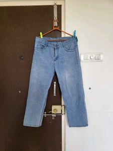 Light Wash Cropped Jeans