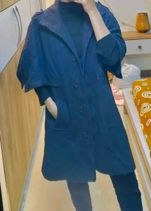 Stylish Navy Blue Coat