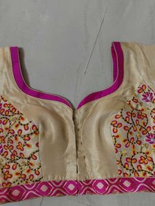 Golden Pink Yello Color Blouse