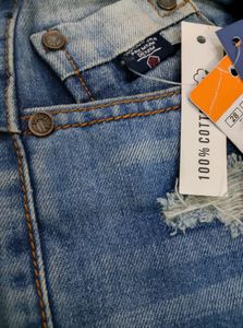 Pure Cotton, Brand New 32waist Ripped Jeans