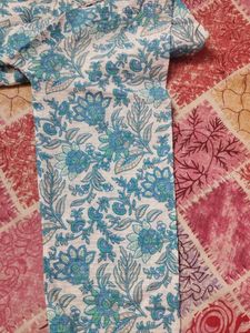 Floral Print A - line Kurti