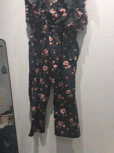 Floral Print Jumpsuit