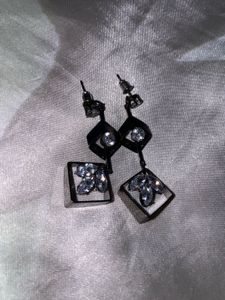 Black Diamond Earrings