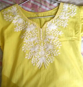 2 Set Of Top/ Kurti Chikan-karhai
