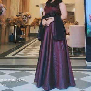 Maroon Lehenga Choli Set