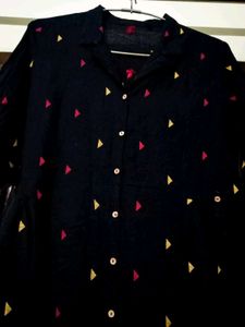 Long Midi Printed Kurta