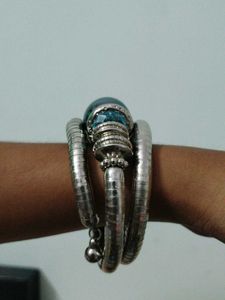 Silver Blue Bracelet