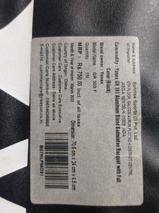 Yonex badminton racket with cover