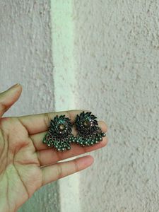 Mini Oxidised Jhumke✨