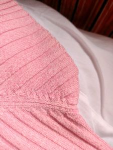 Pink V Neck Top