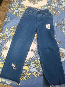 Cute Denim Jeans for 4-6 years girl