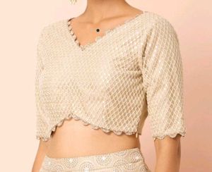 Vintage Cropped Blouse/Top