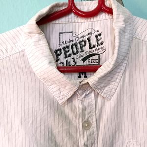 People White Stripped Shirt