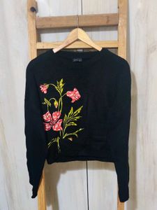 Floral Embroidered Sweater size-36-38