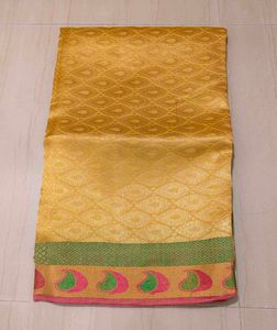 Elegant Yellow Saree