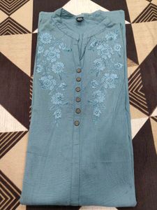 Blue Grey Kurti